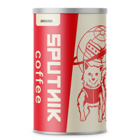 8oz Sputnik Coffee Ground Vacuum Tin